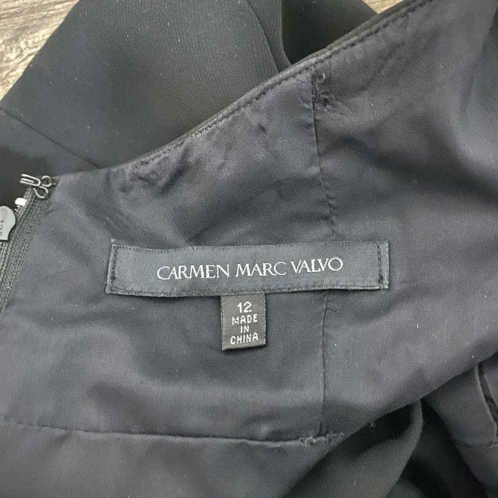 Carmen Mac Valvo-Black Halter Top - Picture 2 of 7